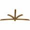 Ekena Millwork Davenport Rough Sawn Timber Gable Bracket, Western Red Cedar, 84"W x 42"H x 2"D x 4"F, 12/12 Pitch GBW084X42X0204DAV00RWR - alternate 5